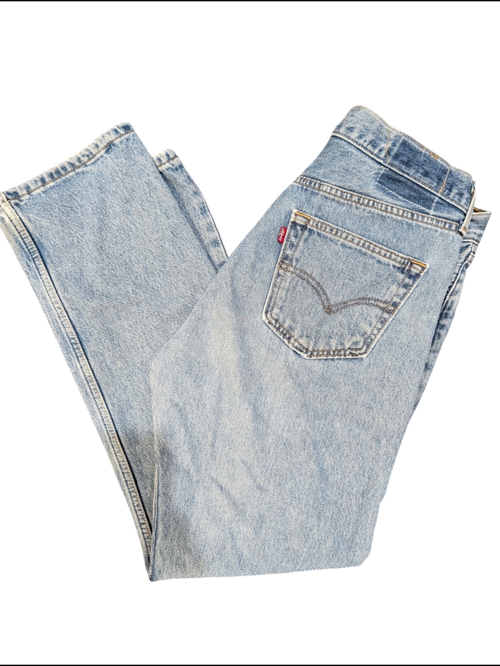 Vintage 90s Levi's 501 For Women Jeans W33 L30 High Rise Button Fly